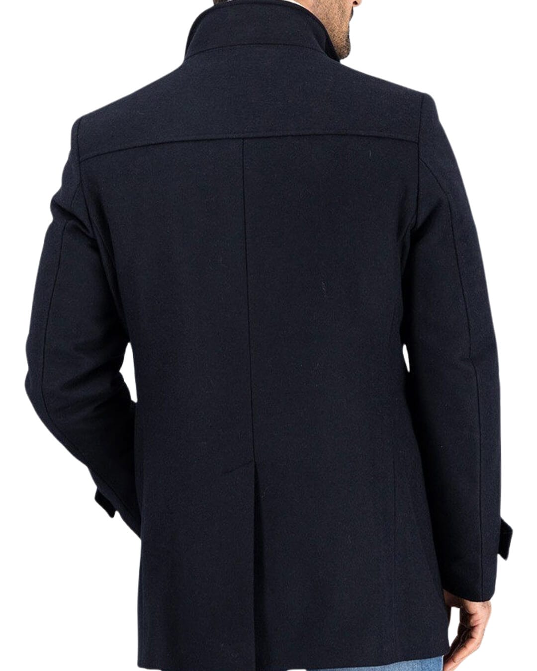 Fynch-Hatton Coats Fynch-Hatton Navy Reversible Cover Coat