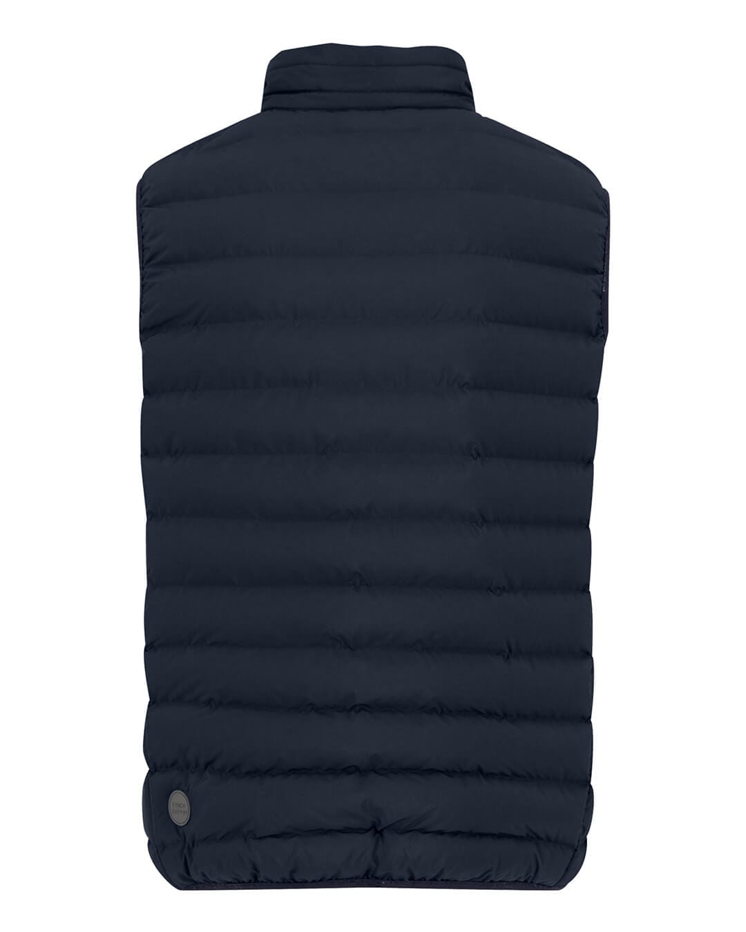 Fynch-Hatton Gilets BASIC LIGHT WEIGHT VEST GRS NAVY F688