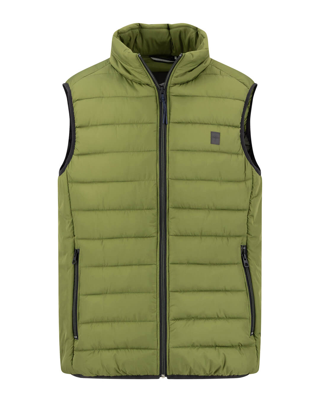 Fynch-Hatton Gilets Fynch-Hatton Moss Green Basic Lightweight Gilet