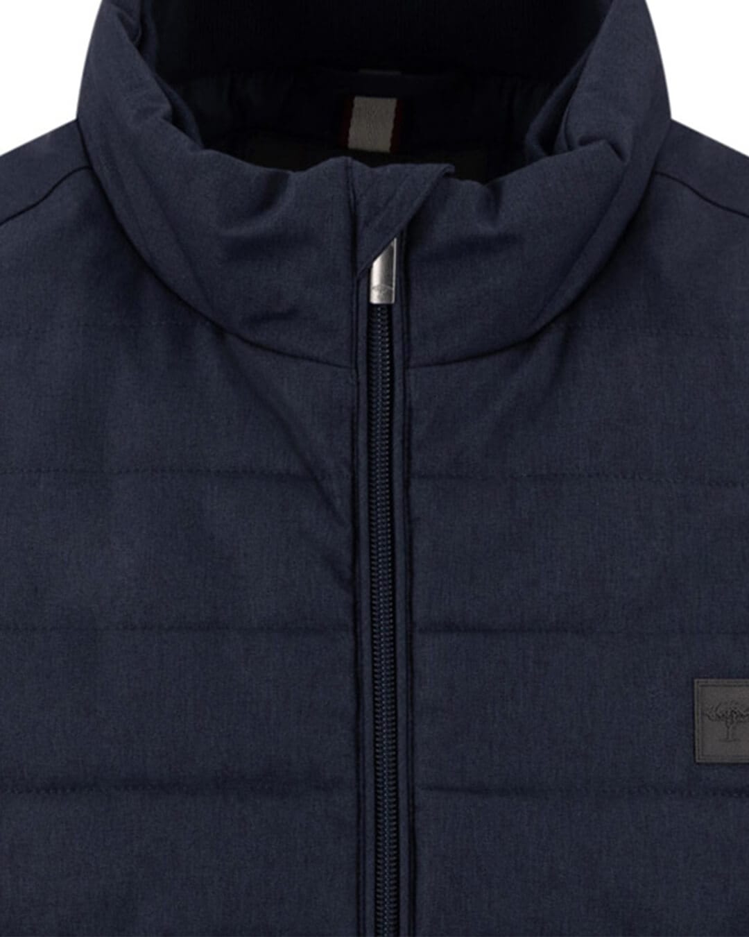 Fynch-Hatton Gilets Fynch-Hatton Navy Fynch-Hatton Melange Vest Dark Navy F688