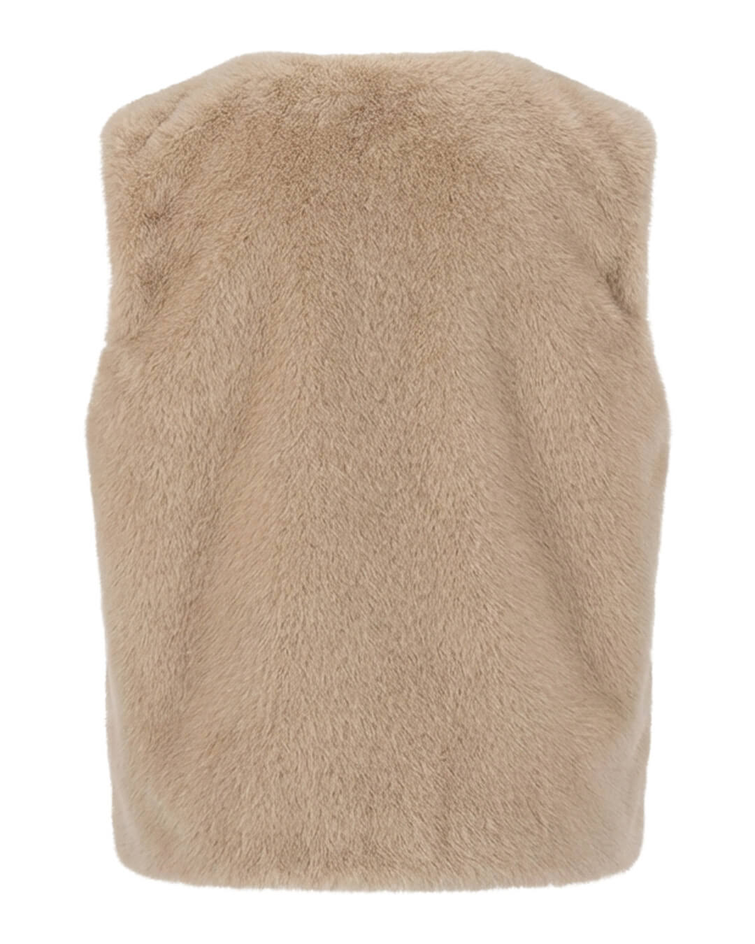 Fynch-Hatton Gilets Fynch-Hatton Tan Fynch-Hatton Vest Easy Fake Fur Neutral Tan F192