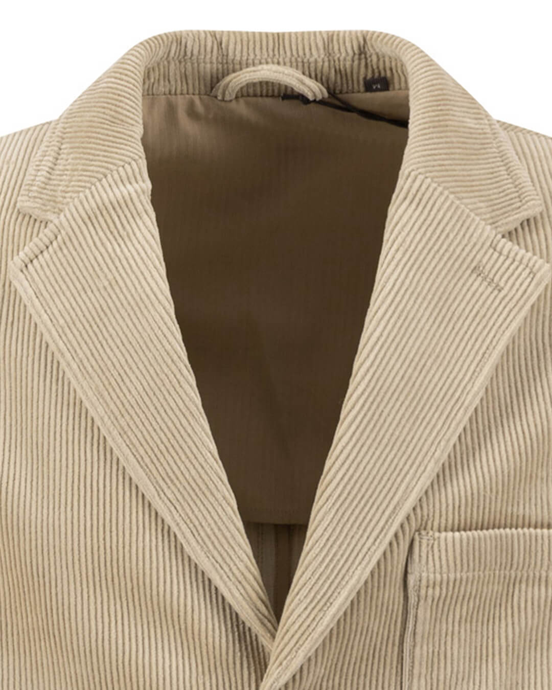 Fynch-Hatton Jackets Fynch-Hatton Beige Unconstructed Corduroy Blazer