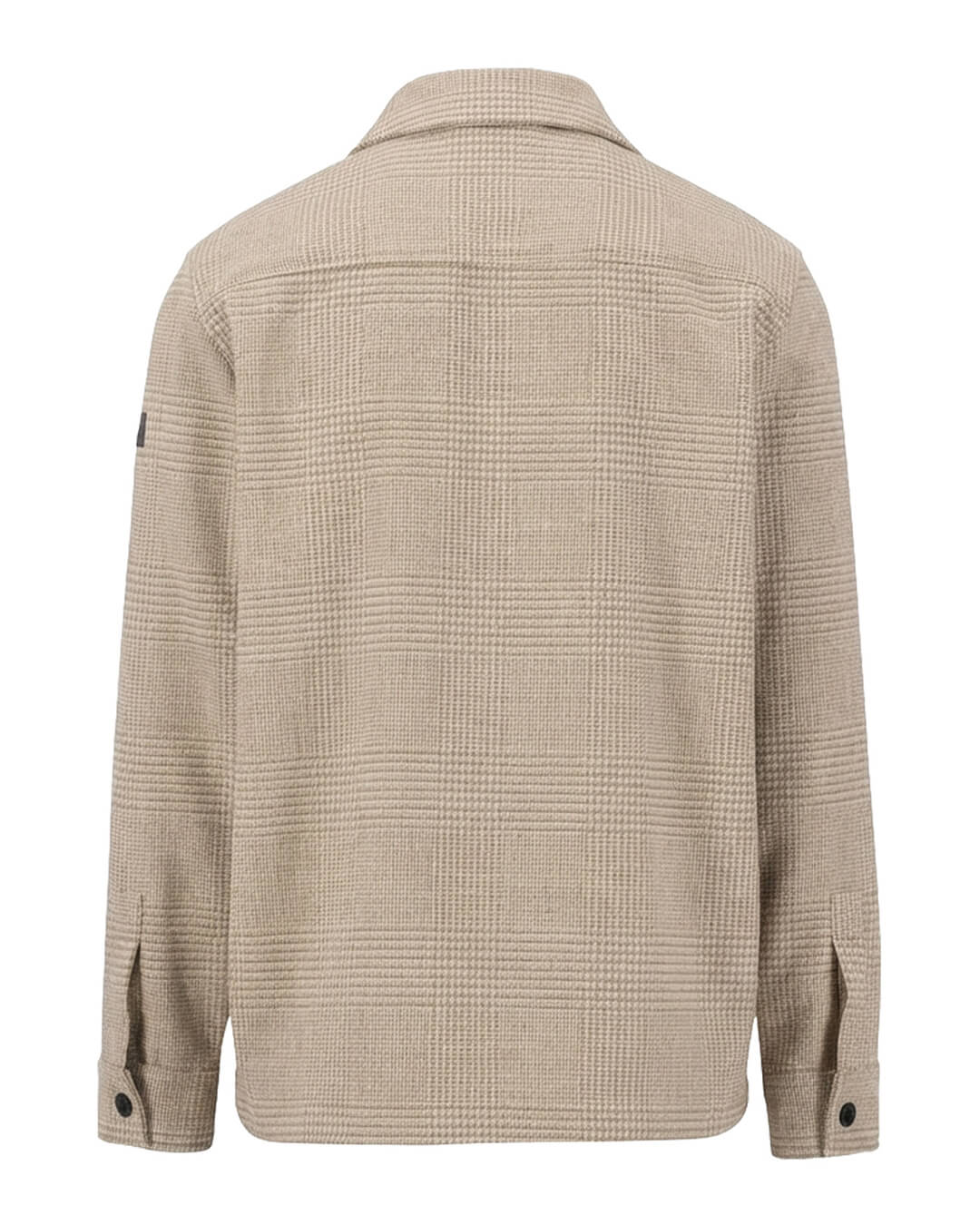 Fynch-Hatton Jackets Fynch-Hatton Beige Wool Check Overshirt