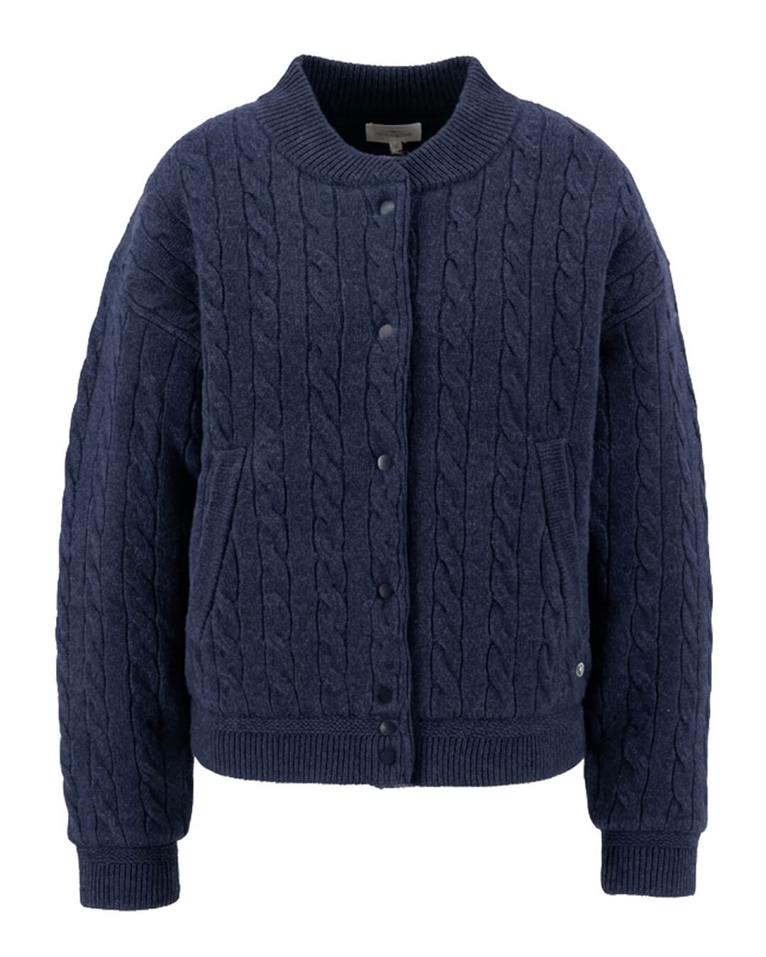 Fynch-Hatton Jackets Fynch-Hatton Blue Fynch-Hatton Jacket Knit Cable Softwool Galaxy Blue F694