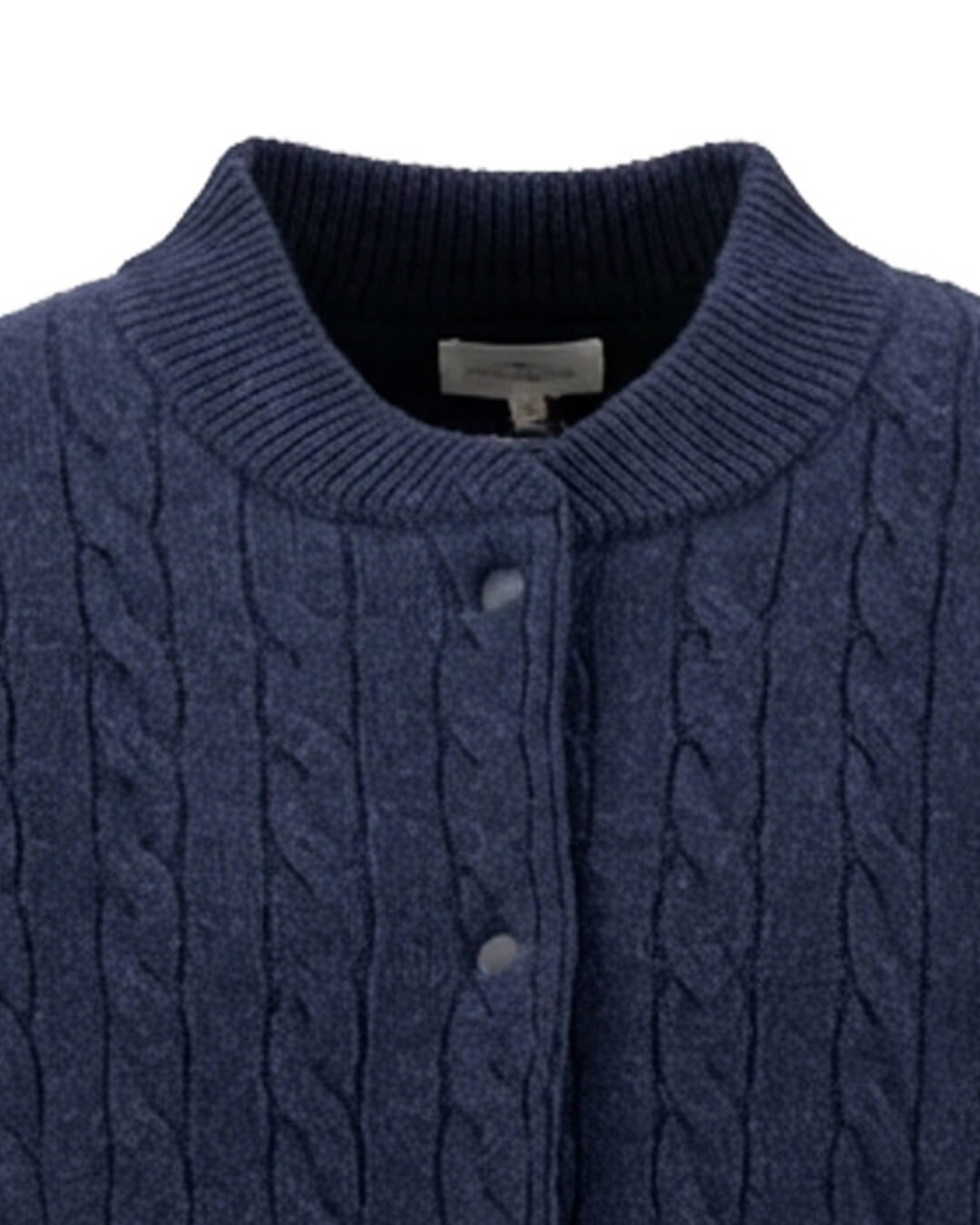 Fynch-Hatton Jackets Fynch-Hatton Blue Fynch-Hatton Jacket Knit Cable Softwool Galaxy Blue F694