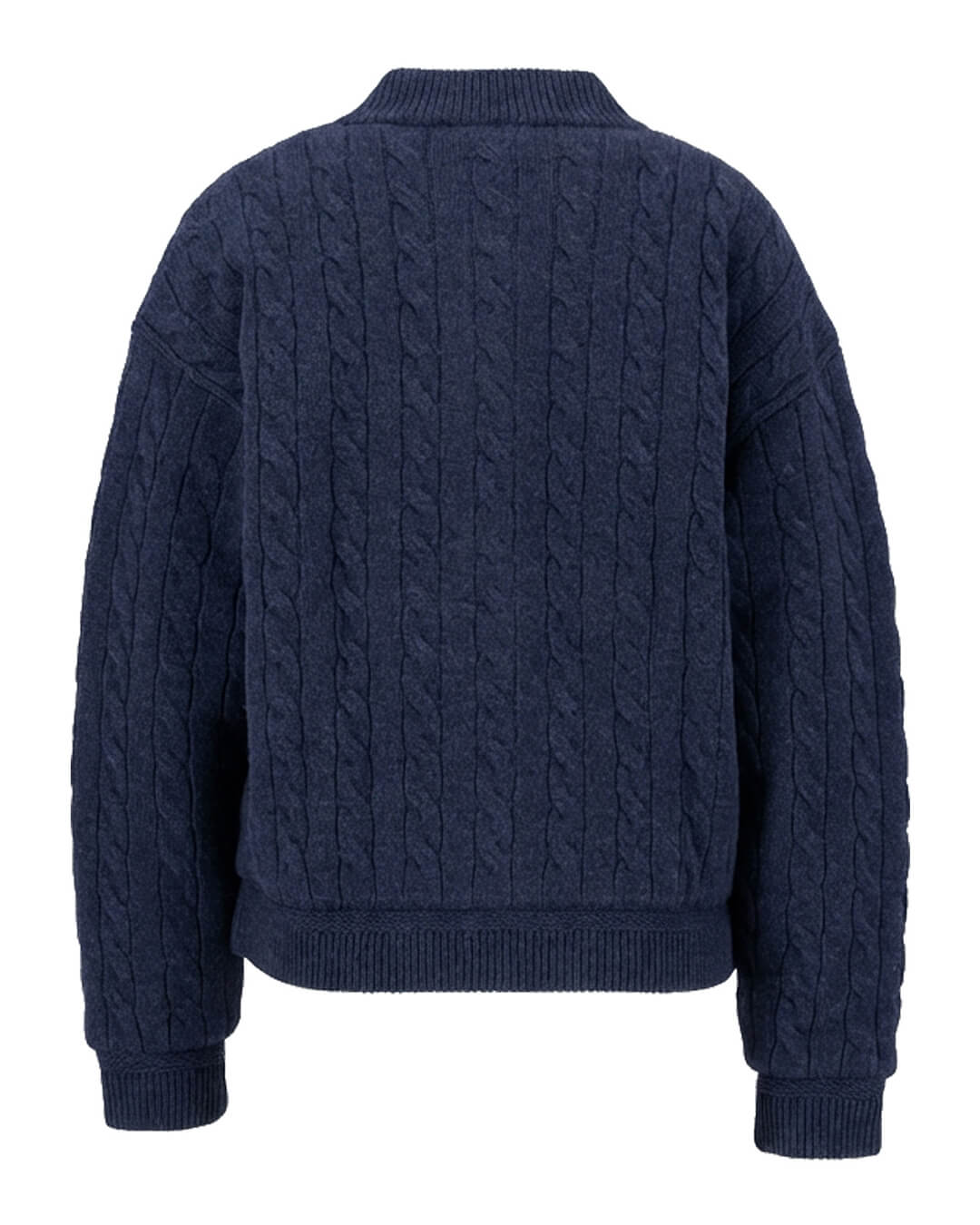 Fynch-Hatton Jackets Fynch-Hatton Blue Fynch-Hatton Jacket Knit Cable Softwool Galaxy Blue F694
