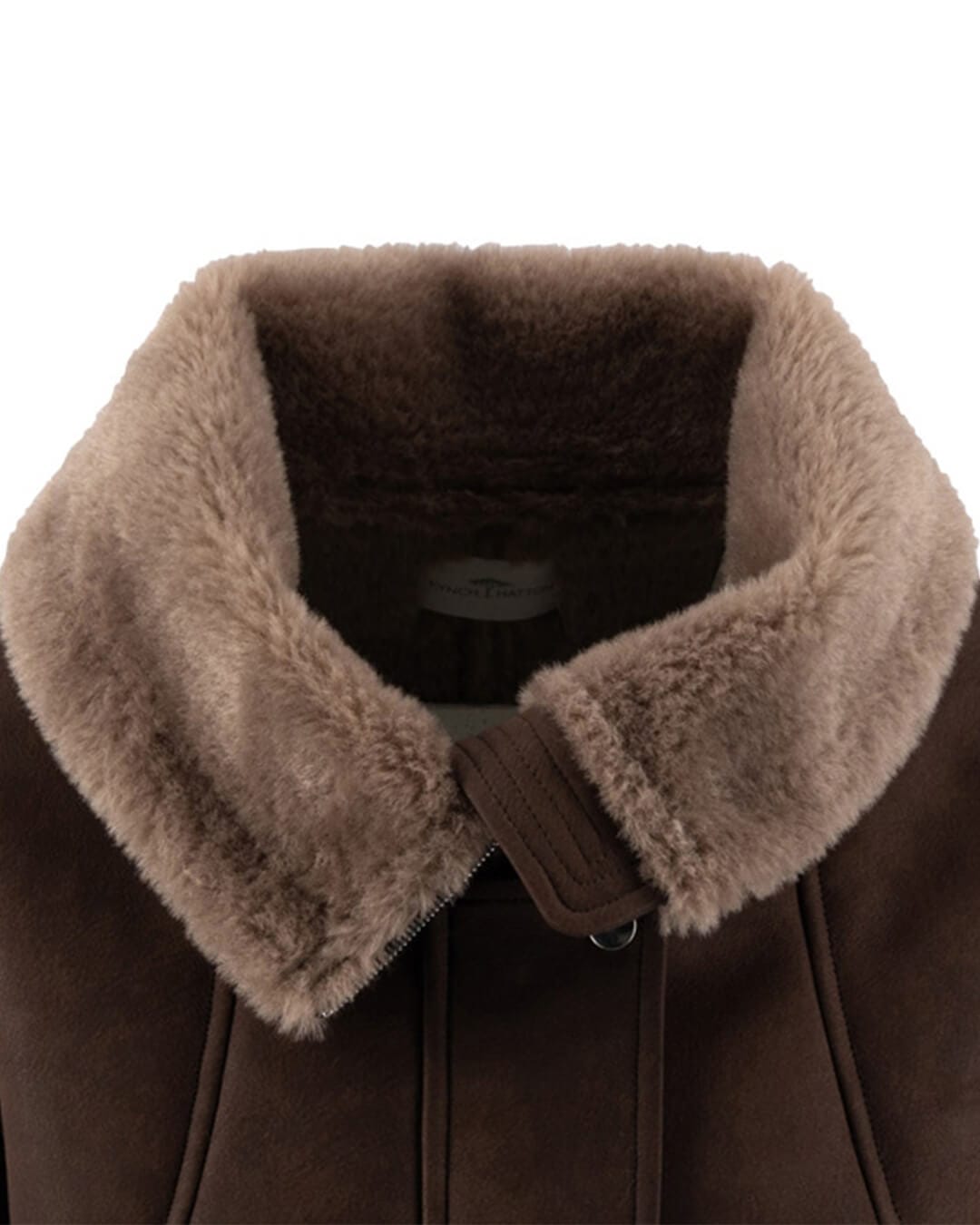 Fynch-Hatton Jackets Fynch-Hatton Espresso Brown Aviator Biker Jacket