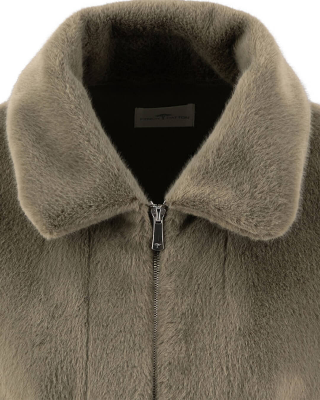 Fynch-Hatton Jackets Fynch-Hatton Green Fynch-Hatton Jacket Easy Fake Fur Dusty Green F732