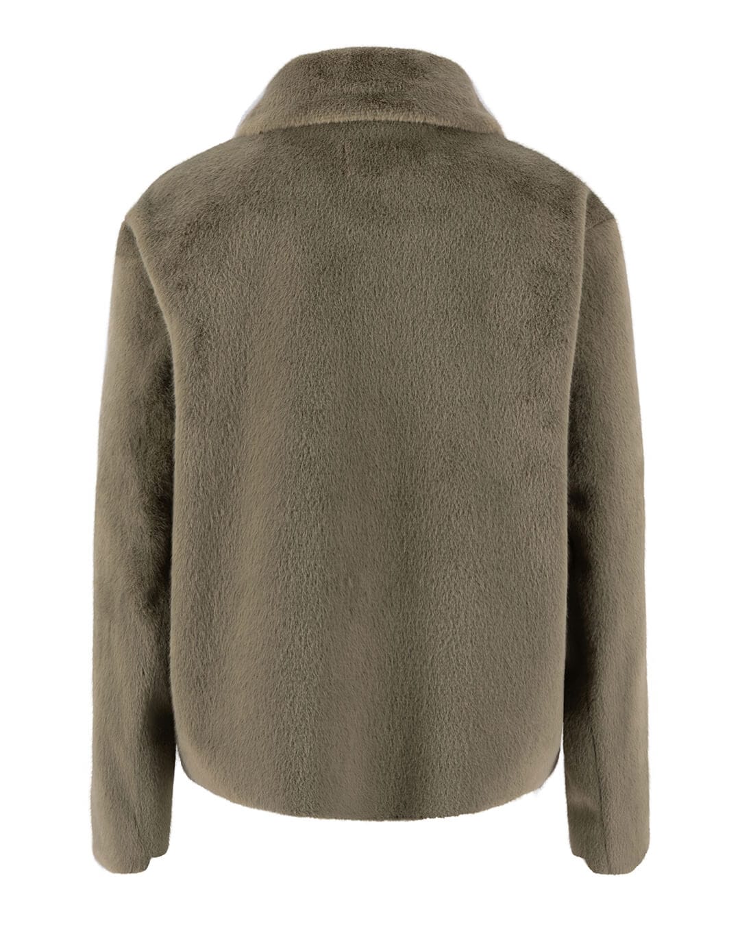 Fynch-Hatton Jackets Fynch-Hatton Green Fynch-Hatton Jacket Easy Fake Fur Dusty Green F732
