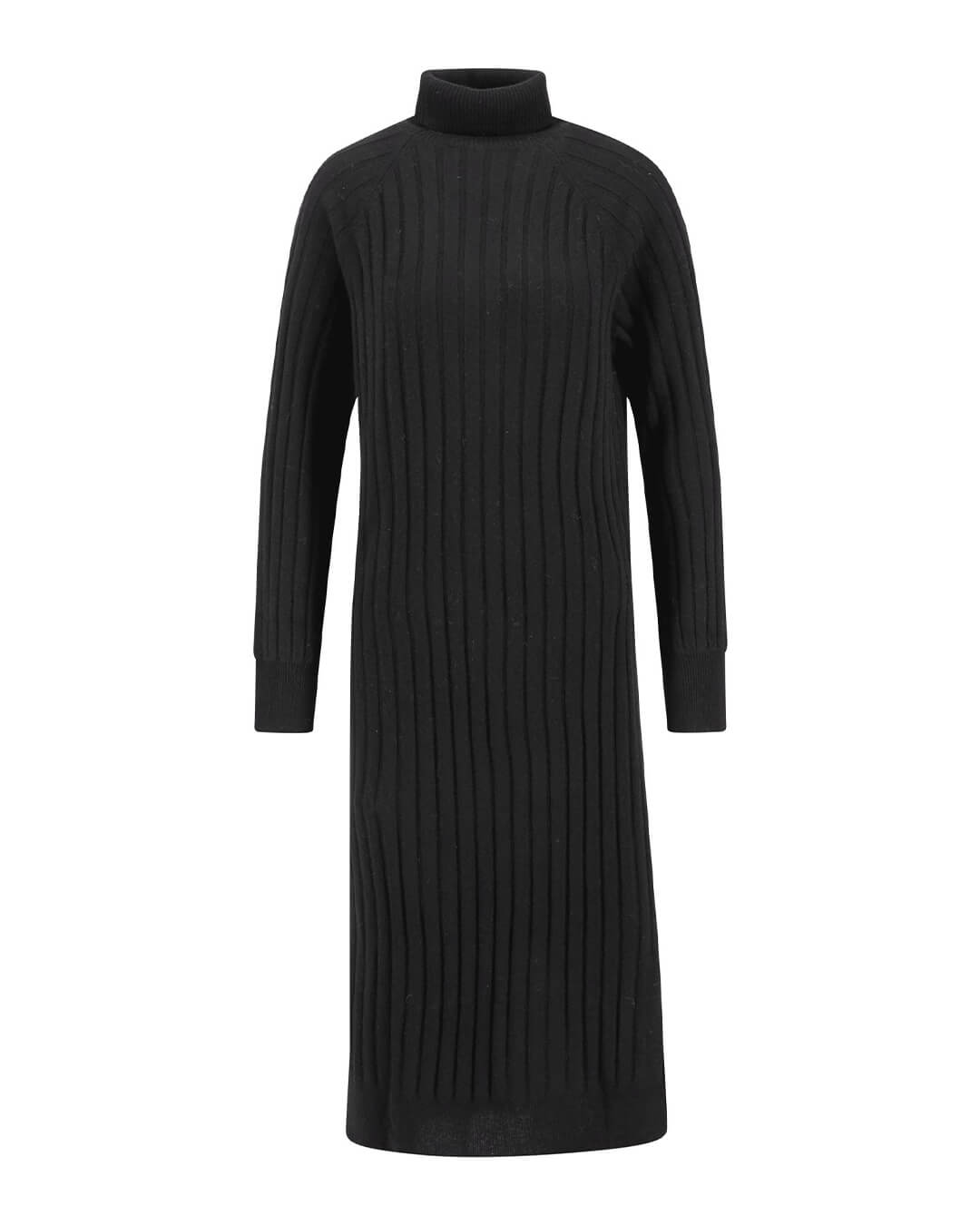 Fynch-Hatton Jumpers Fynch-Hatton Black Knitted Dress