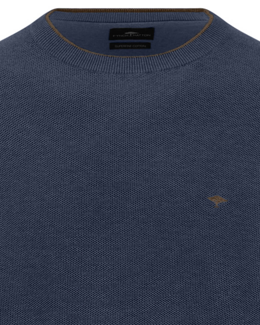 Fynch-Hatton Jumpers Fynch-Hatton Blue Fynch-Hatton Cn Structure Ink Blue F661