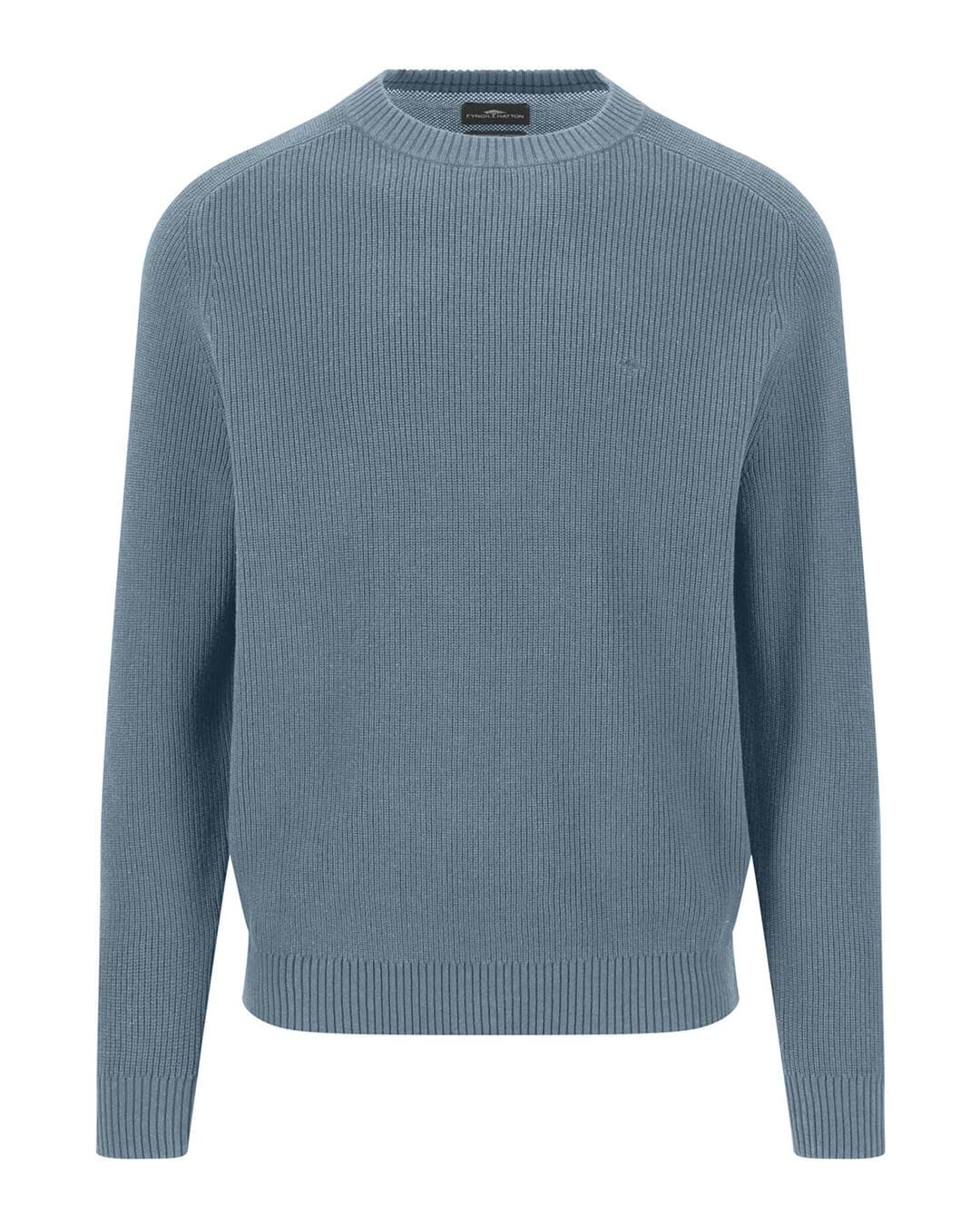 Fynch-Hatton Jumpers Fynch-Hatton Blue Fynch-Hatton Cn Structure Supersoft Air Blue F660