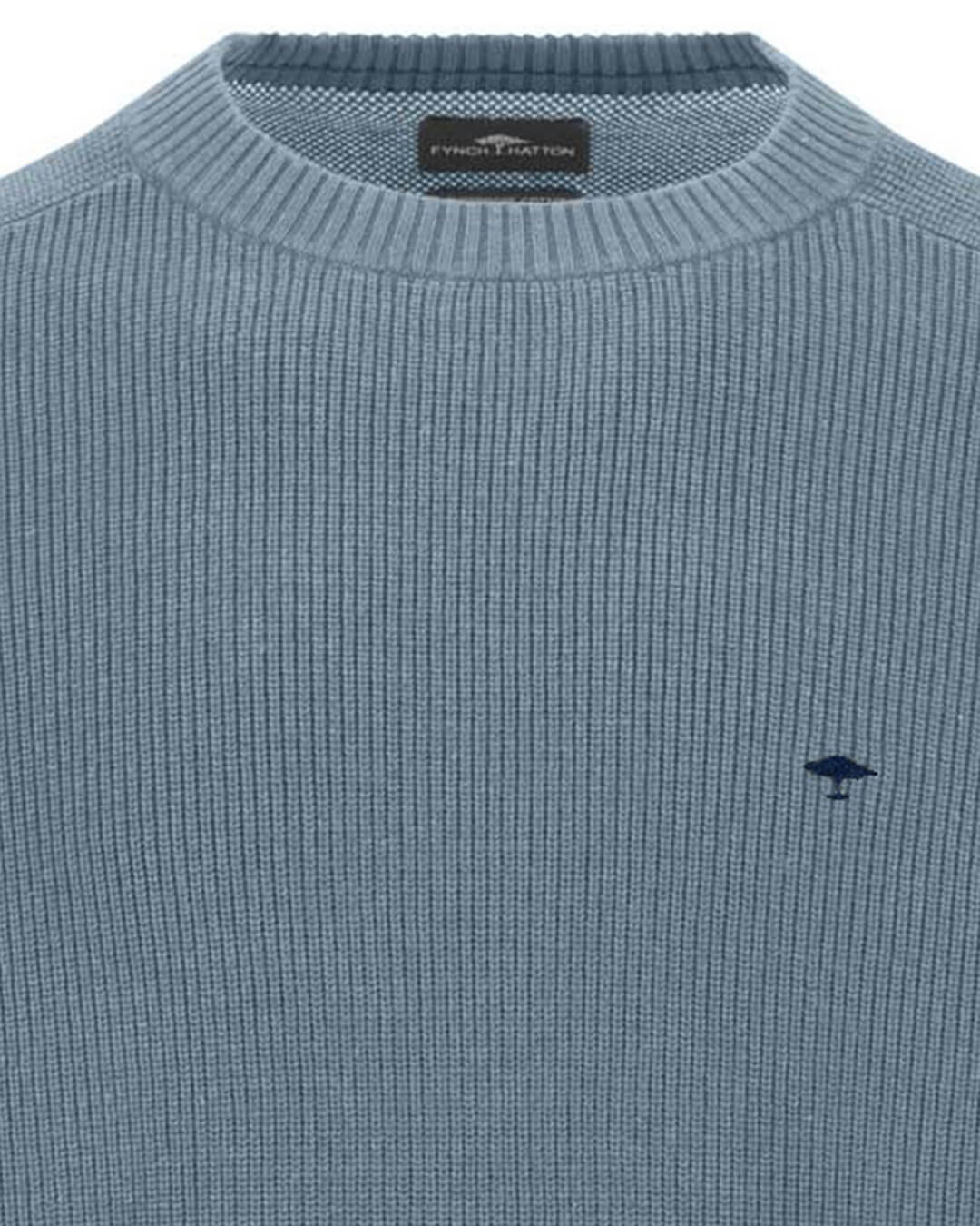 Fynch-Hatton Jumpers Fynch-Hatton Blue Fynch-Hatton Cn Structure Supersoft Air Blue F660