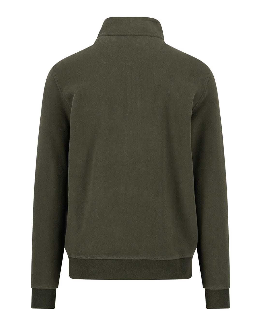 Fynch-Hatton Jumpers Fynch-Hatton Dark Green Sweat Half-Zip Jumper