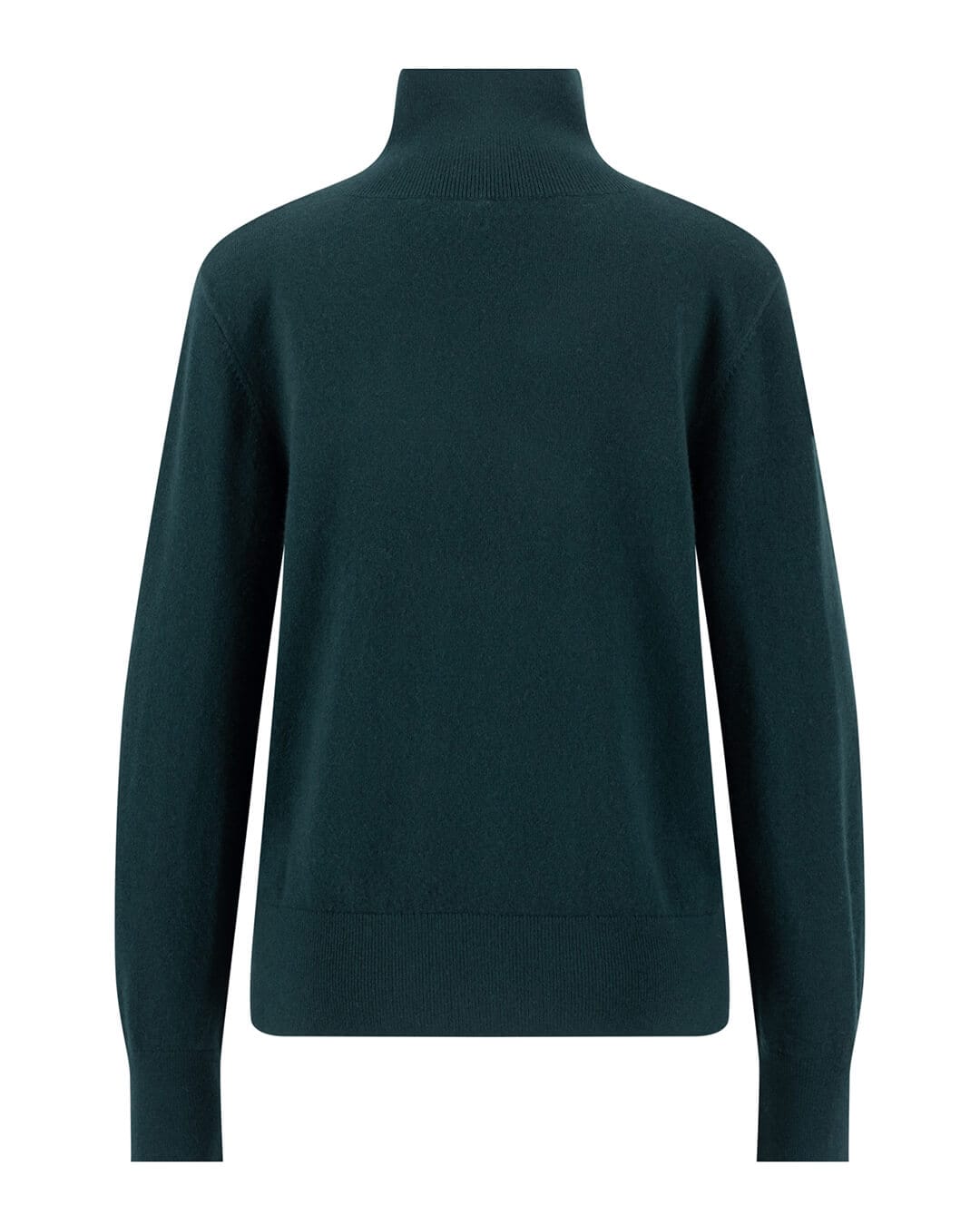 Fynch-Hatton Jumpers Fynch-Hatton Emerald Green Wool Mix Roll Neck Jumper
