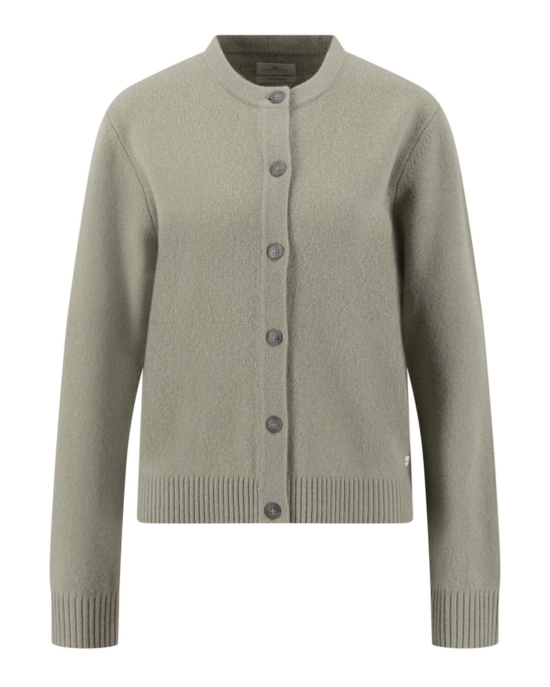 Fynch-Hatton Jumpers Fynch-Hatton Green Fynch-Hatton Cardigan Merinowool Rws Dusty Green F732