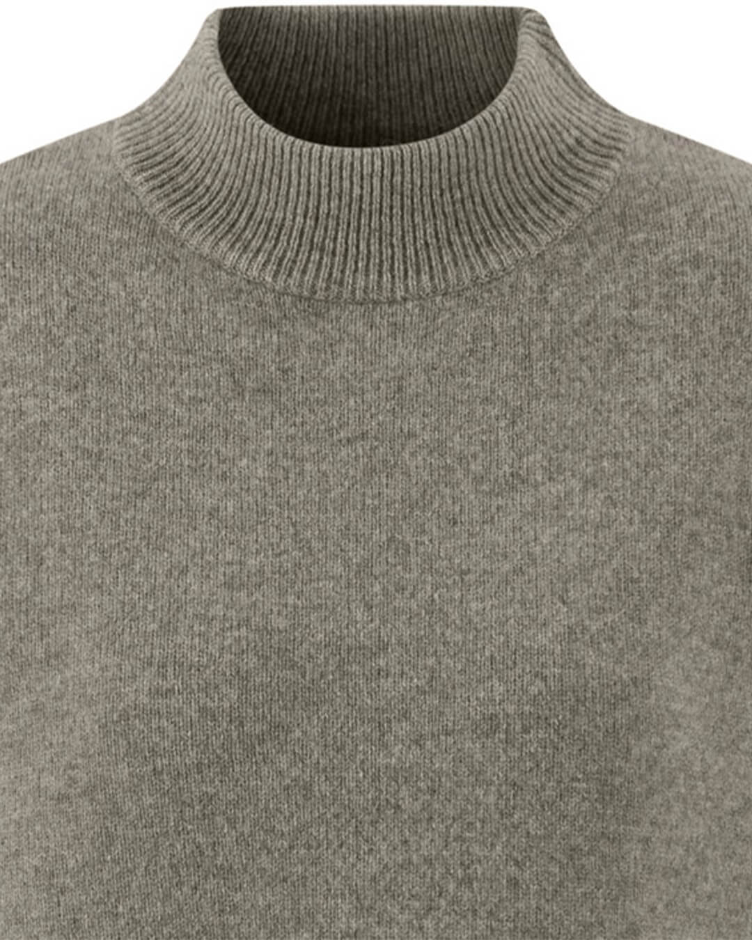 Fynch-Hatton Jumpers Fynch-Hatton Green Fynch-Hatton Pullover Button Sl Merinowool Rws Dusty Green F732