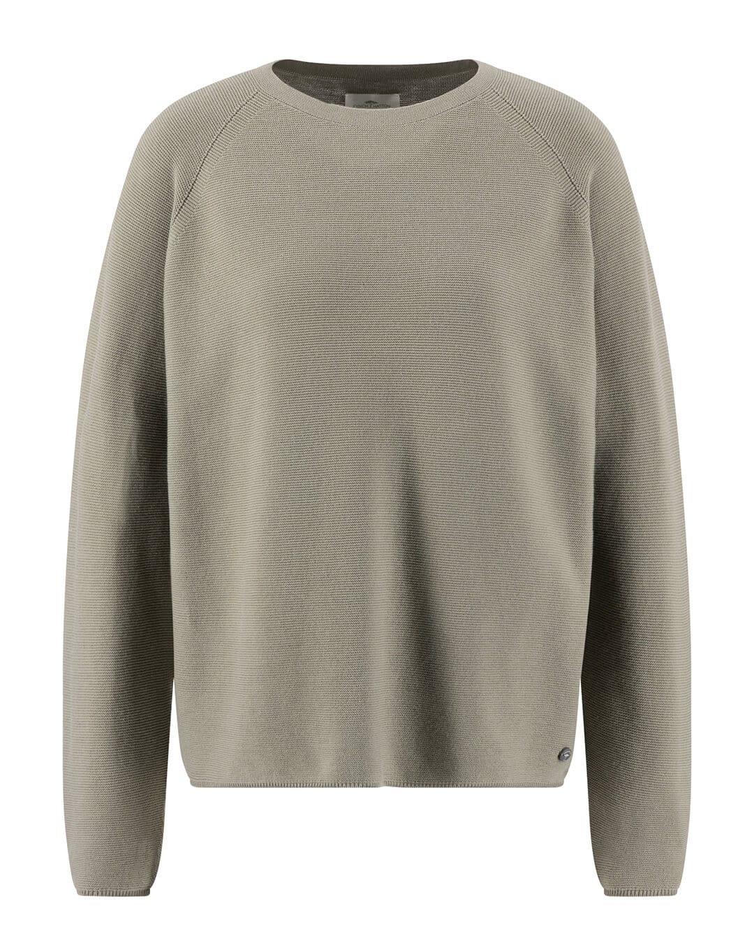 Fynch-Hatton Jumpers Fynch-Hatton Green Fynch-Hatton Pullover Cn Fine Cotton Dusty Green F732