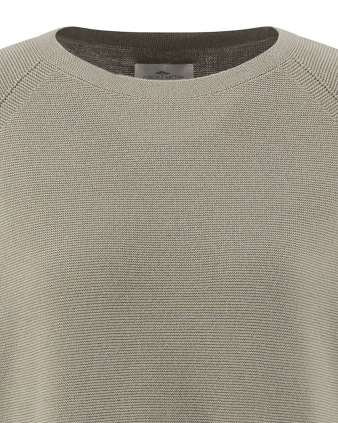 Fynch-Hatton Jumpers Fynch-Hatton Green Fynch-Hatton Pullover Cn Fine Cotton Dusty Green F732