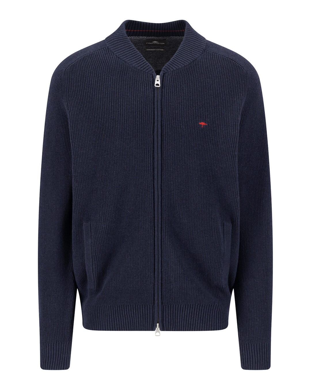 Fynch-Hatton Jumpers Fynch-Hatton Navy Fynch-Hatton Cardigan College Struc Supersoft Navy F690