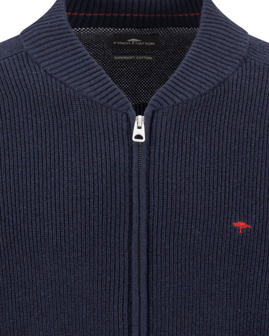 Fynch-Hatton Jumpers Fynch-Hatton Navy Fynch-Hatton Cardigan College Struc Supersoft Navy F690