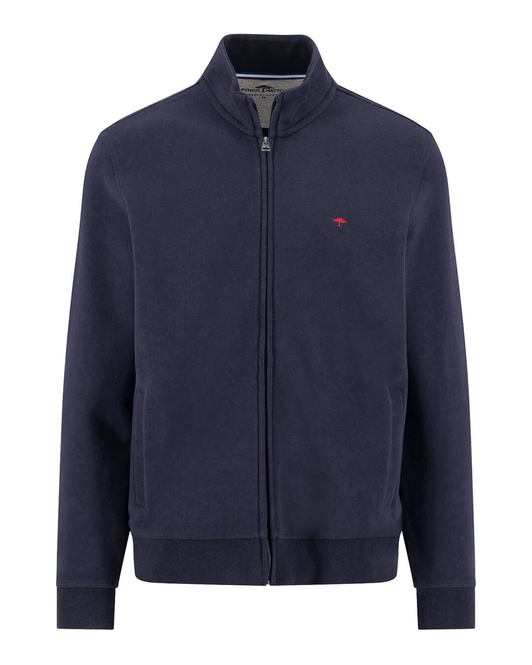 Fynch-Hatton Jumpers Fynch-Hatton Navy Fynch-Hatton Sweat Cardigan Stand-Up Navy F685