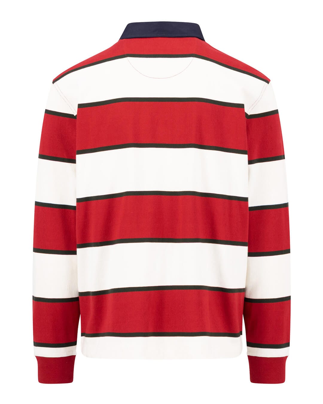 Fynch-Hatton Jumpers Fynch-Hatton Orange Fynch-Hatton Interlock Rugby Striped Brick F346