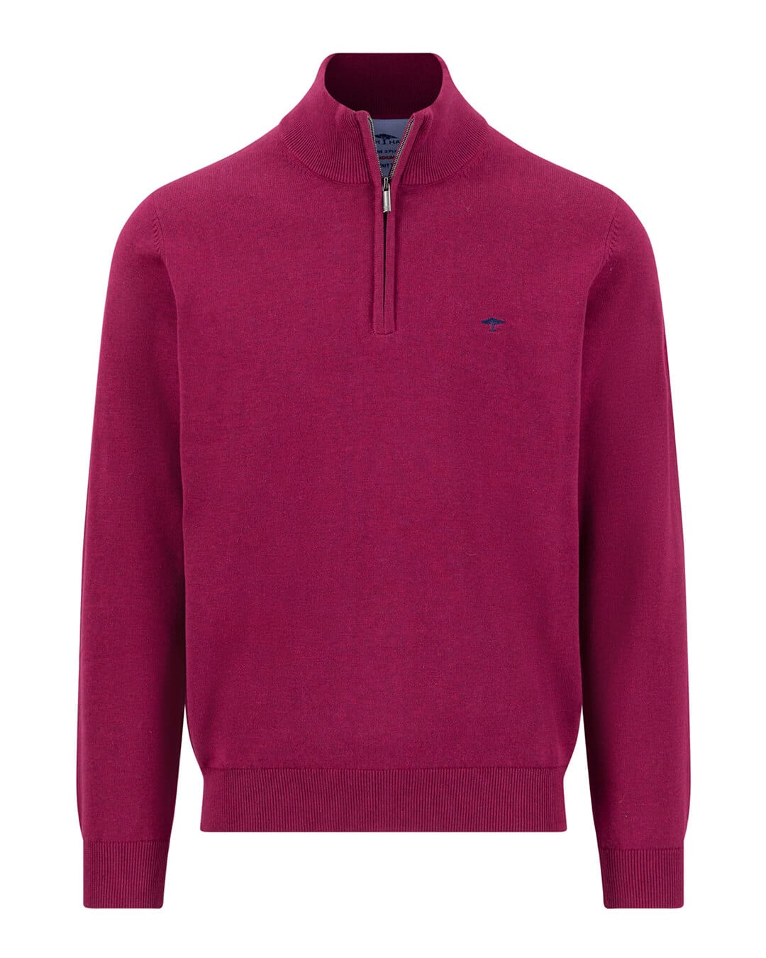 Fynch-Hatton Jumpers Fynch-Hatton Purple Fynch-Hatton Troyer Zip Superfine Grape F416
