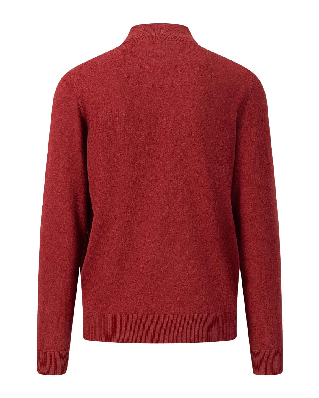 Fynch-Hatton Jumpers Fynch-Hatton Red Zip Up Jumper