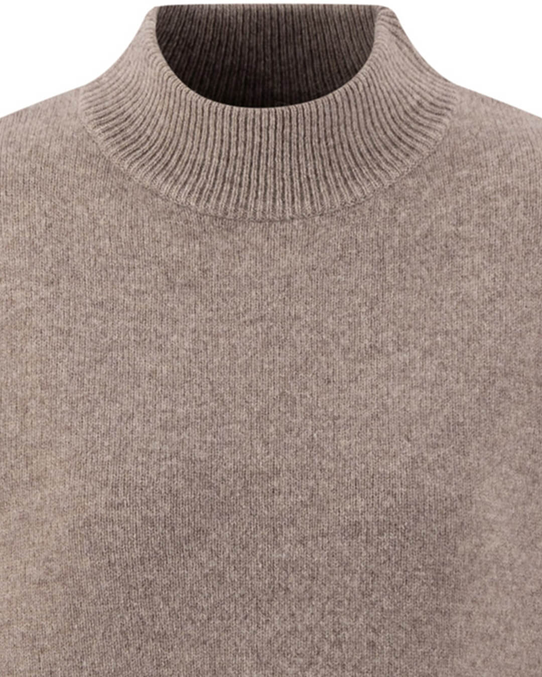 Fynch-Hatton Jumpers Fynch-Hatton Taupe Merino Wool Button Pullover