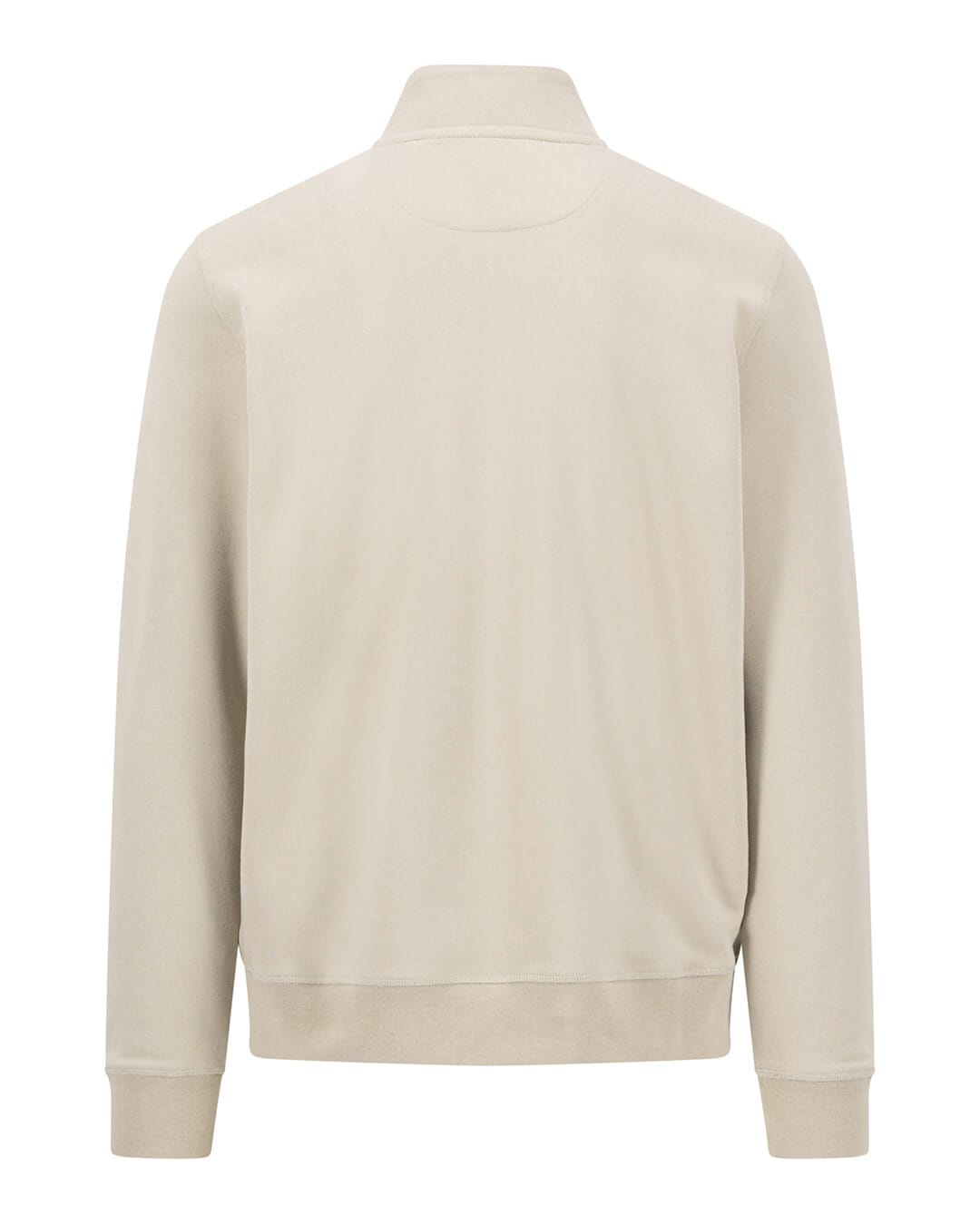 Fynch-Hatton Jumpers Fynch-Hatton Terracotta Stand-Up Collar Sweat Cardigan