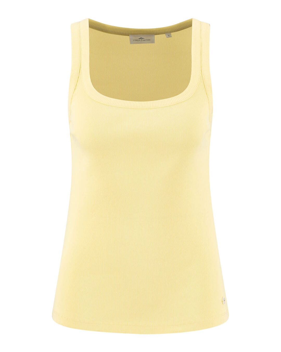 Fynch-Hatton Jumpers Fynch-Hatton Top Rib Sunbeam Yellow