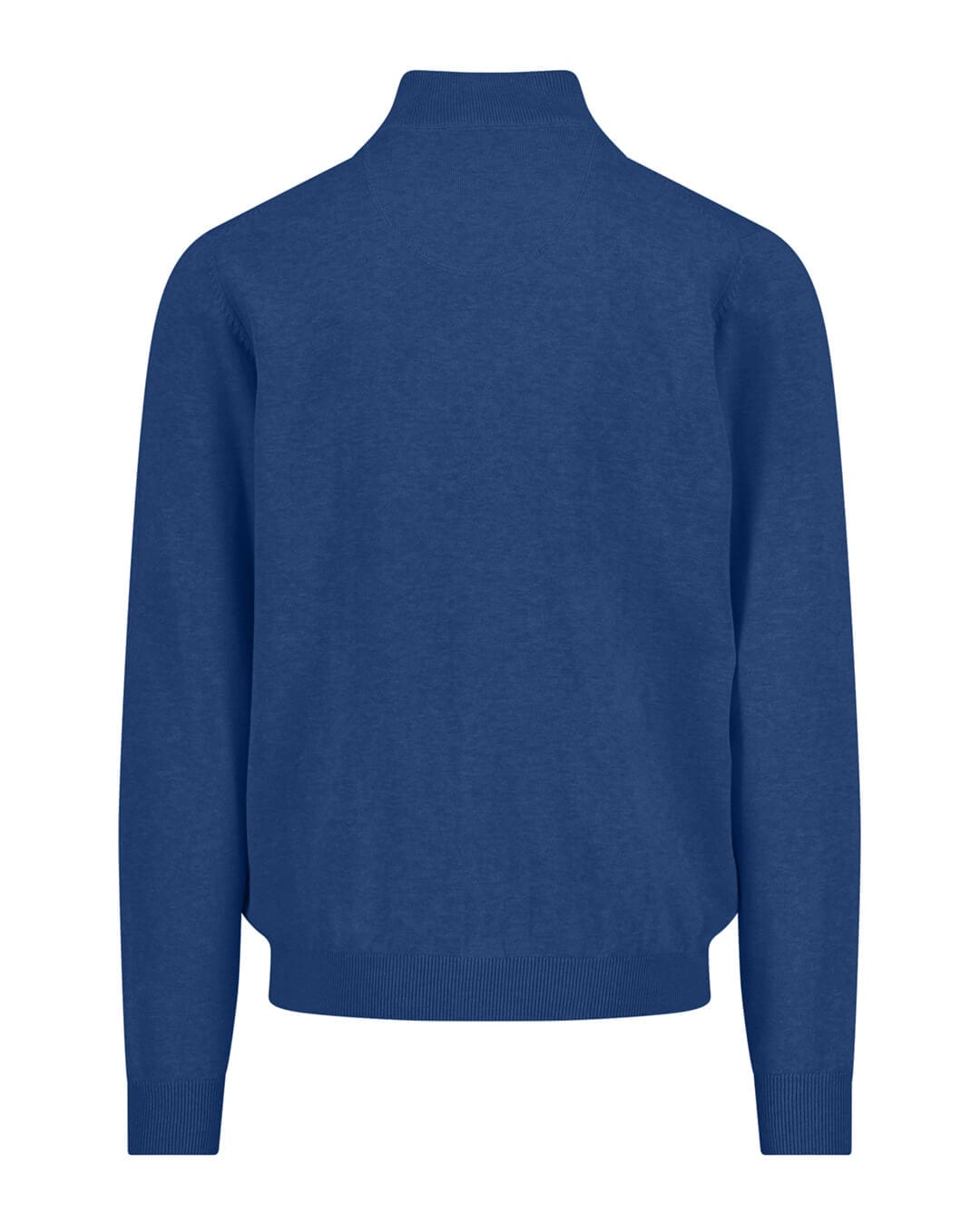 Fynch-Hatton Jumpers Fynch-Hatton Troyer-Zip Superfine Harbor Blue