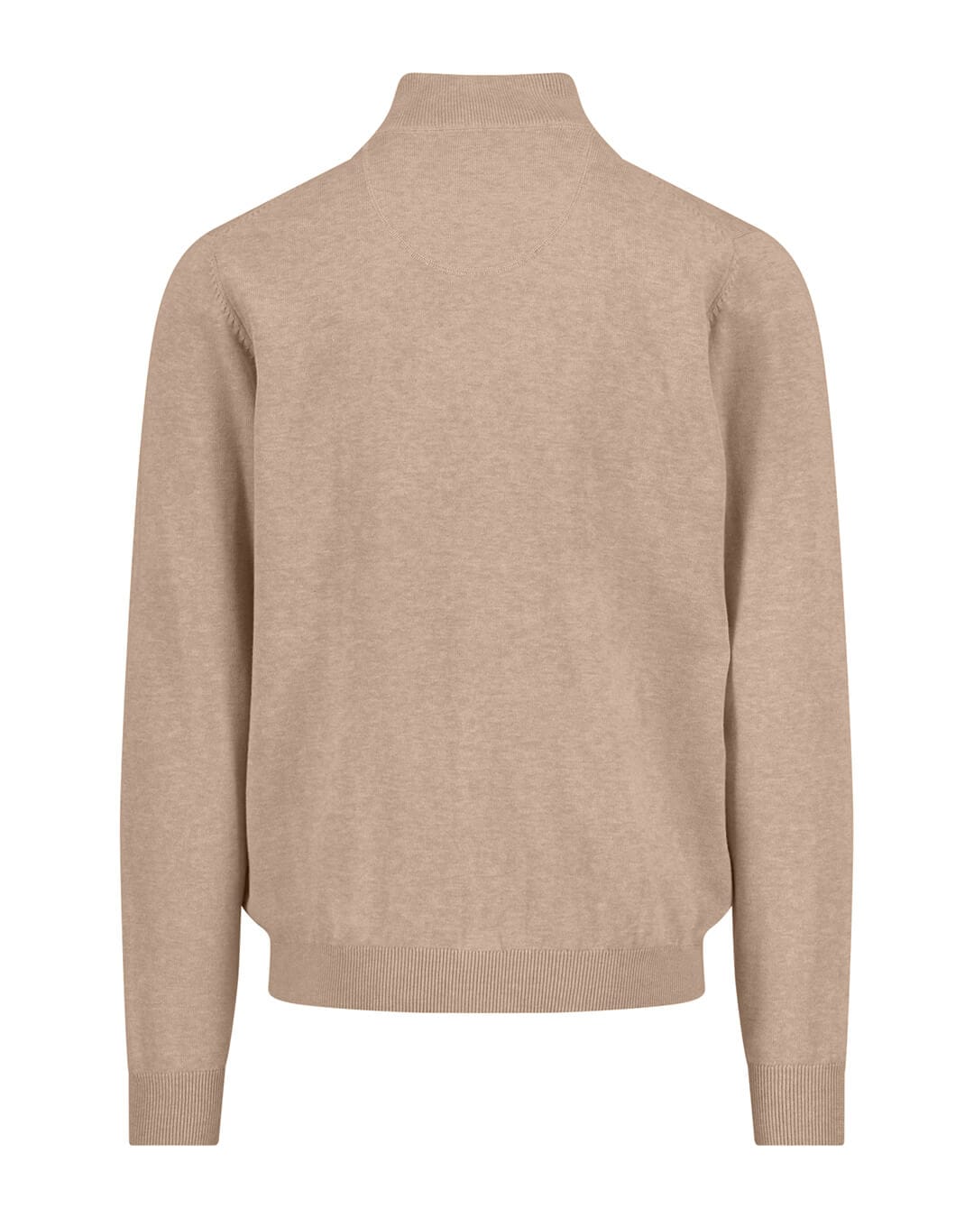 Fynch-Hatton Jumpers Fynch-Hatton Troyer-Zip Superfine Taupe