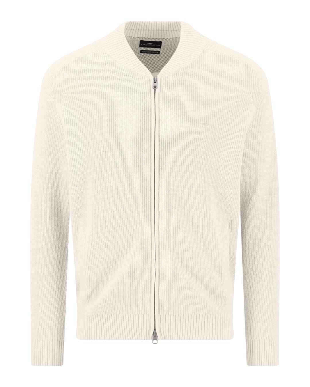 Fynch-Hatton Jumpers Fynch-Hatton White College Structure Supersoft Cardigan