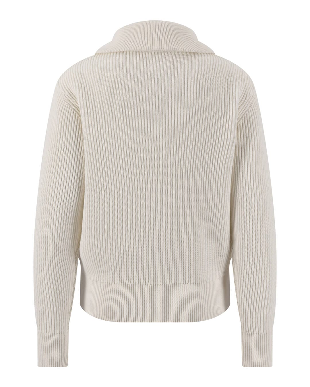 Fynch-Hatton Jumpers Fynch-Hatton White Fynch-Hatton Pullover Troyer Cotton Milk F122