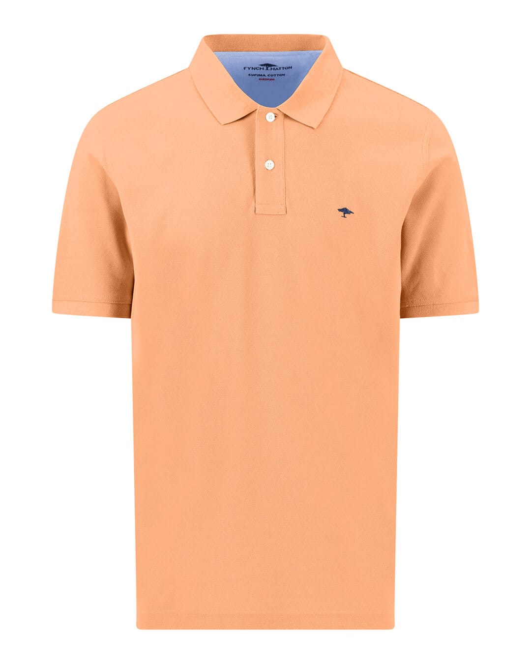 Fynch-Hatton Polo Shirts Fynch-Hatton Basic Polo Premium Cotton Tangerine