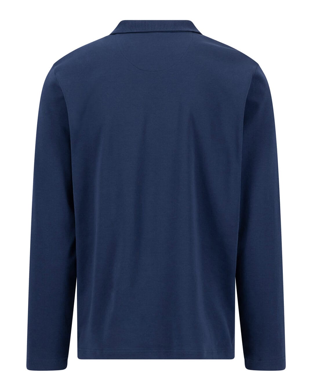 Fynch-Hatton Polo Shirts Fynch-Hatton Blue Fynch-Hatton Polo Ls Compact Cotton Ink Blue F661