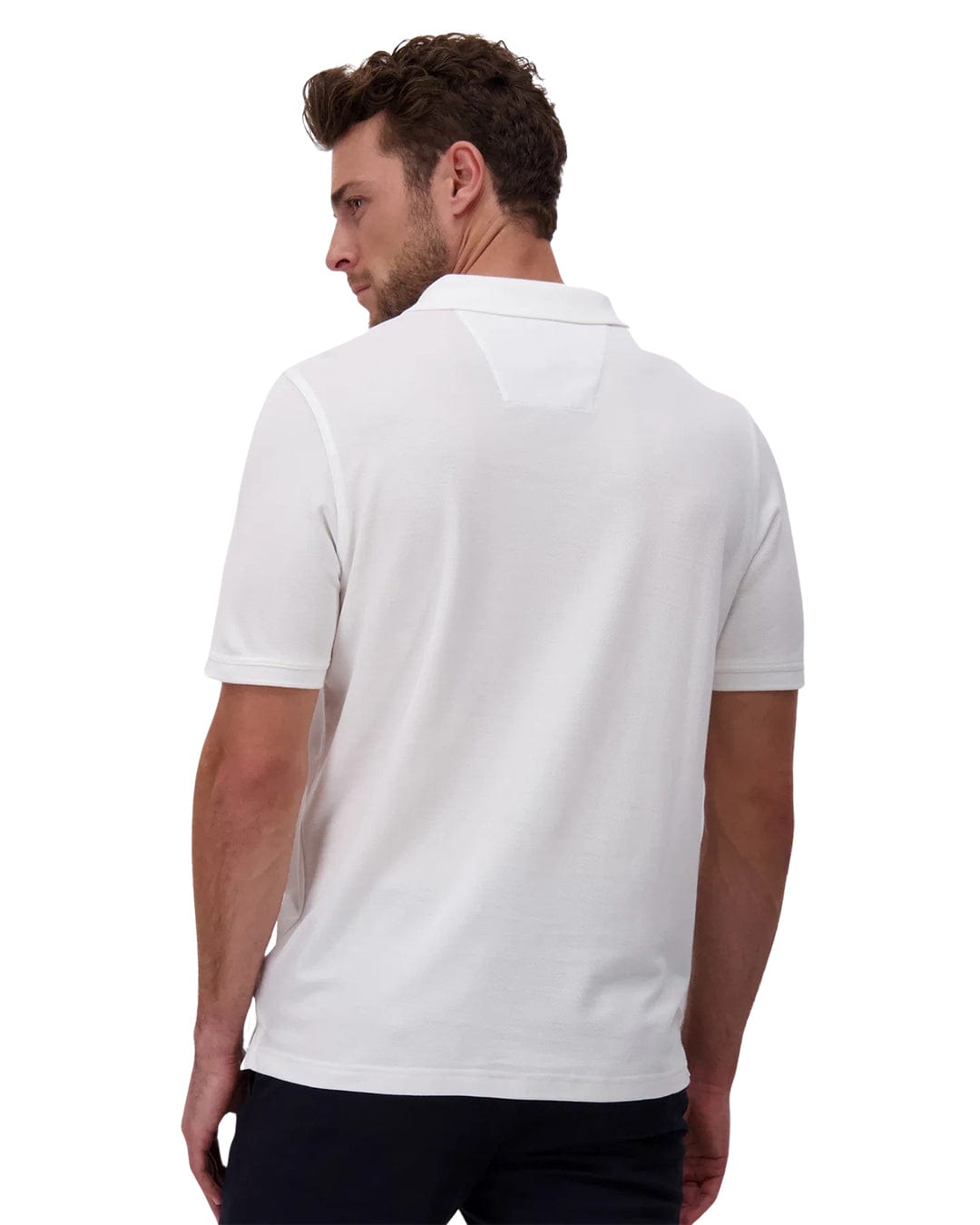 Fynch-Hatton Polo Shirts Fynch-Hatton Classic Supima Cotton White Polo Shirt