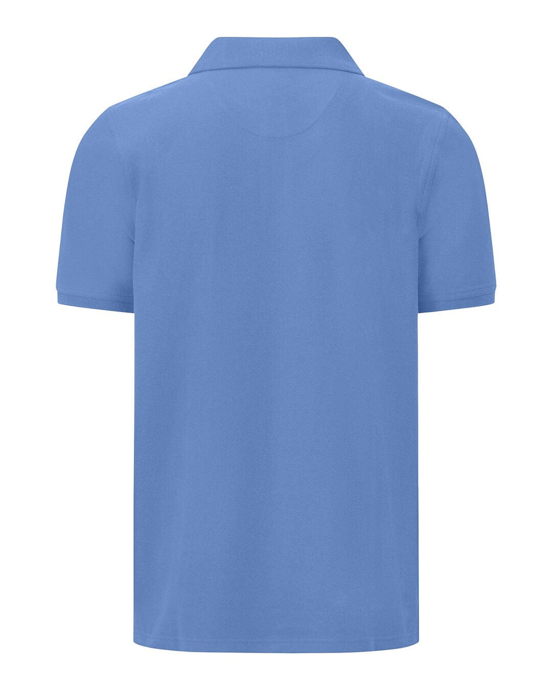 Fynch-Hatton Polo Shirts Fynch-Hatton Crystal Blue Basic Supima Cotton Polo Shirt