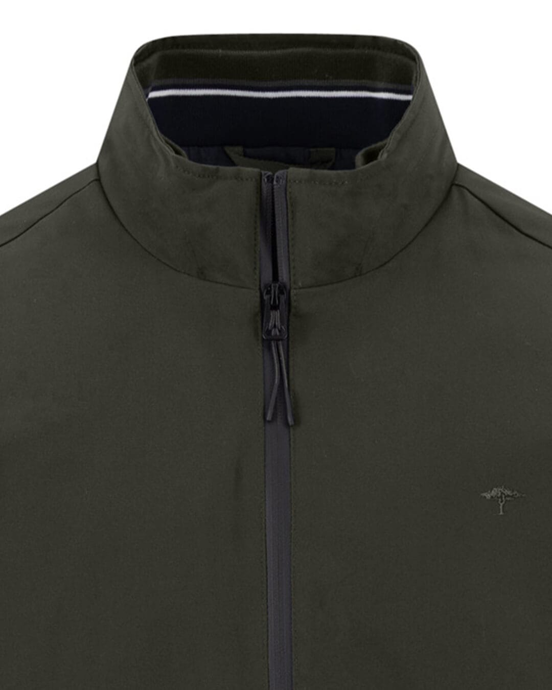 Fynch-Hatton Polo Shirts Fynch-Hatton Dark Green Superfine Long Sleeve Polo Shirt