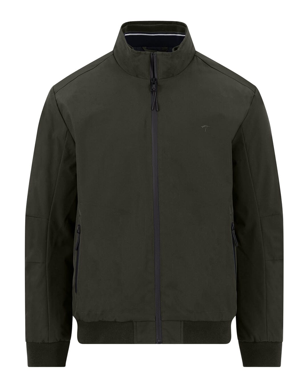 Fynch-Hatton Polo Shirts Fynch-Hatton Dark Green Superfine Long Sleeve Polo Shirt
