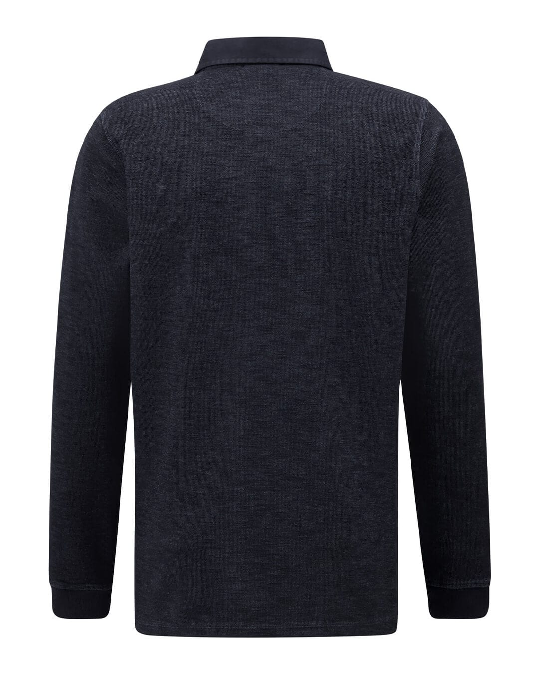 Fynch-Hatton Polo Shirts Fynch-Hatton Navy Garment Dye Rugger