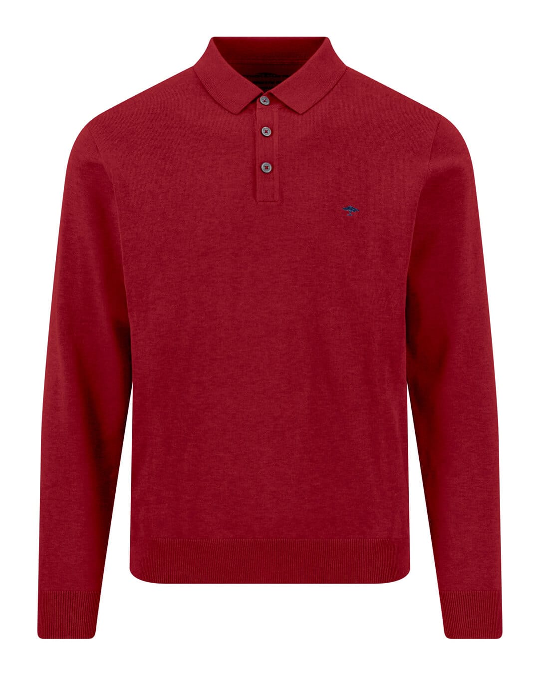 Fynch-Hatton Polo Shirts Fynch-Hatton Orange Fynch-Hatton Polo Ls Superfine Brick F346