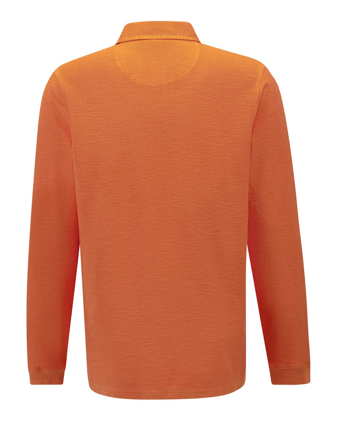 Fynch-Hatton Polo Shirts Fynch-Hatton Orange Garment Dye Rugger
