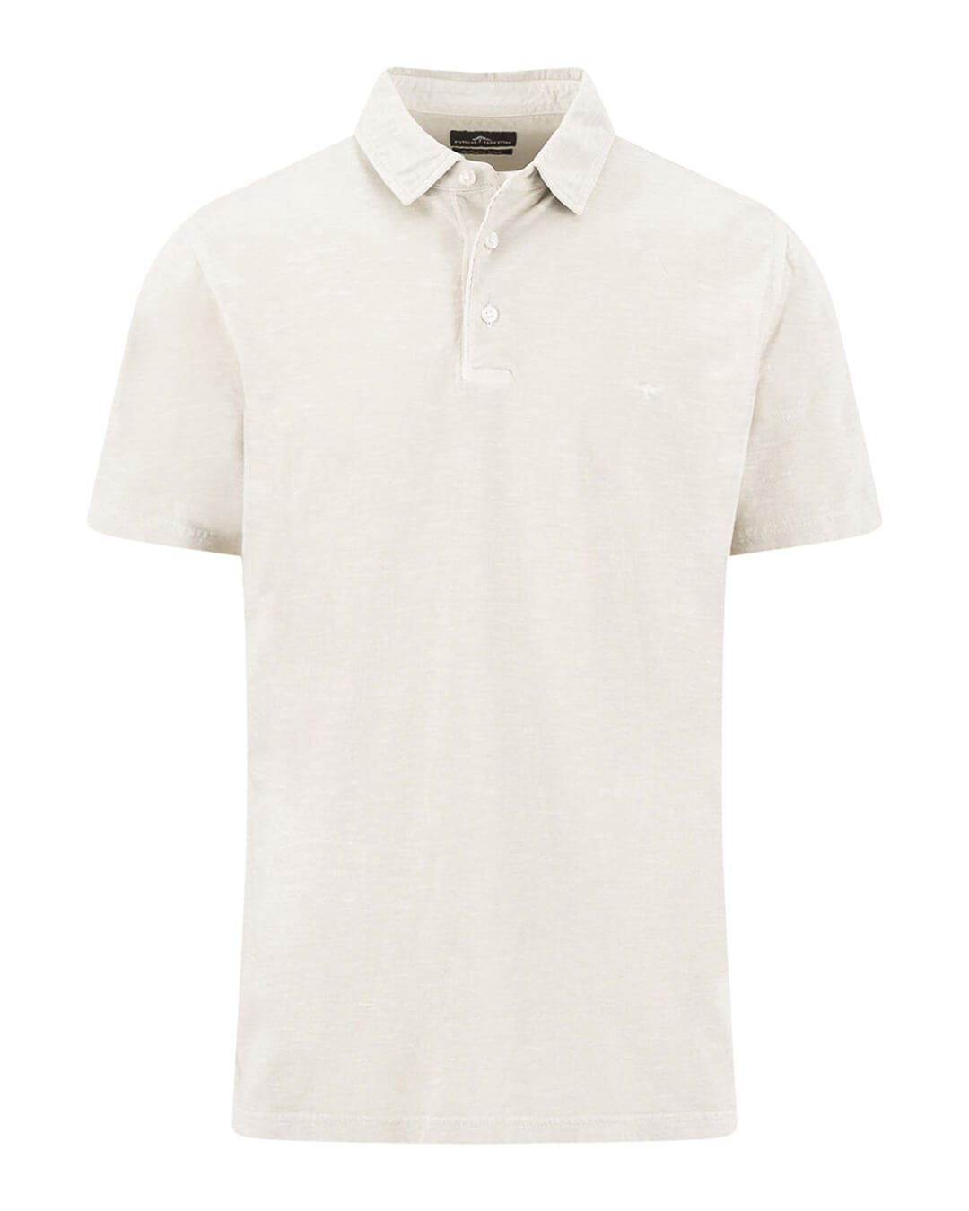 Fynch-Hatton Polo Shirts Fynch-Hatton Polo Garment Dyed Cement