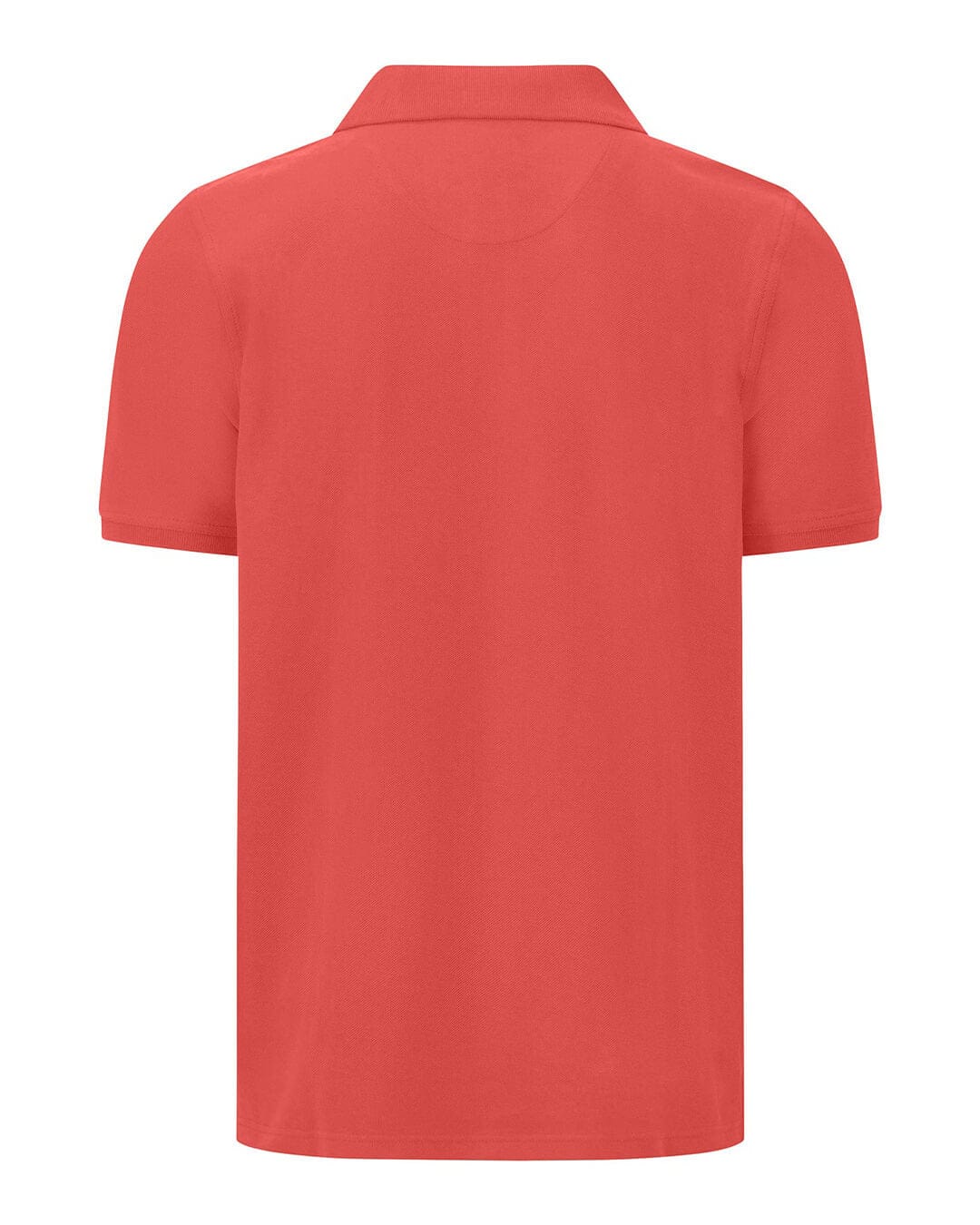 Fynch-Hatton Polo Shirts Fynch-Hatton Red Basic Supima Cotton Polo Shirt