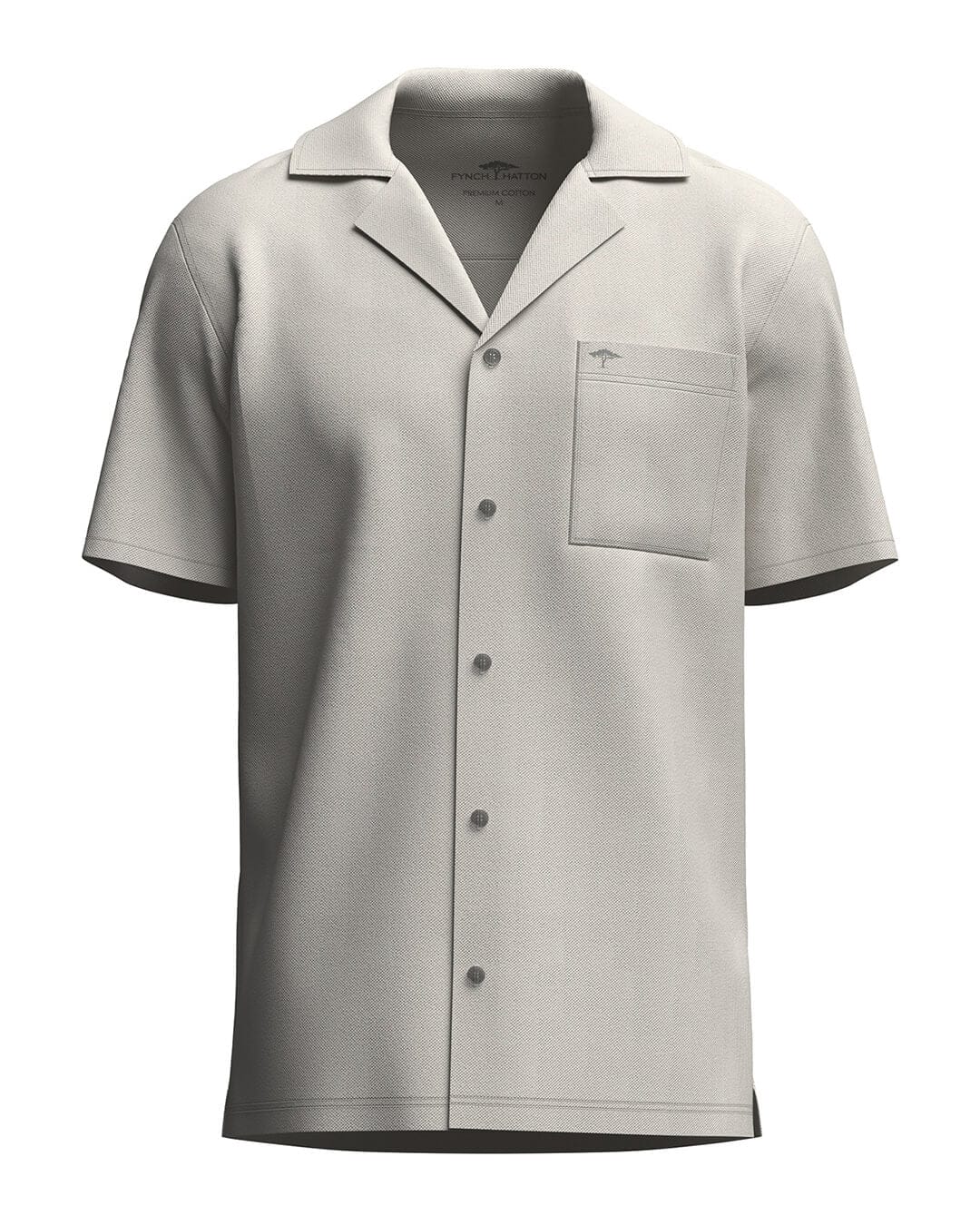 Fynch-Hatton Polo Shirts Fynch-Hatton Resortshirt Premium Cotton New Offwhite