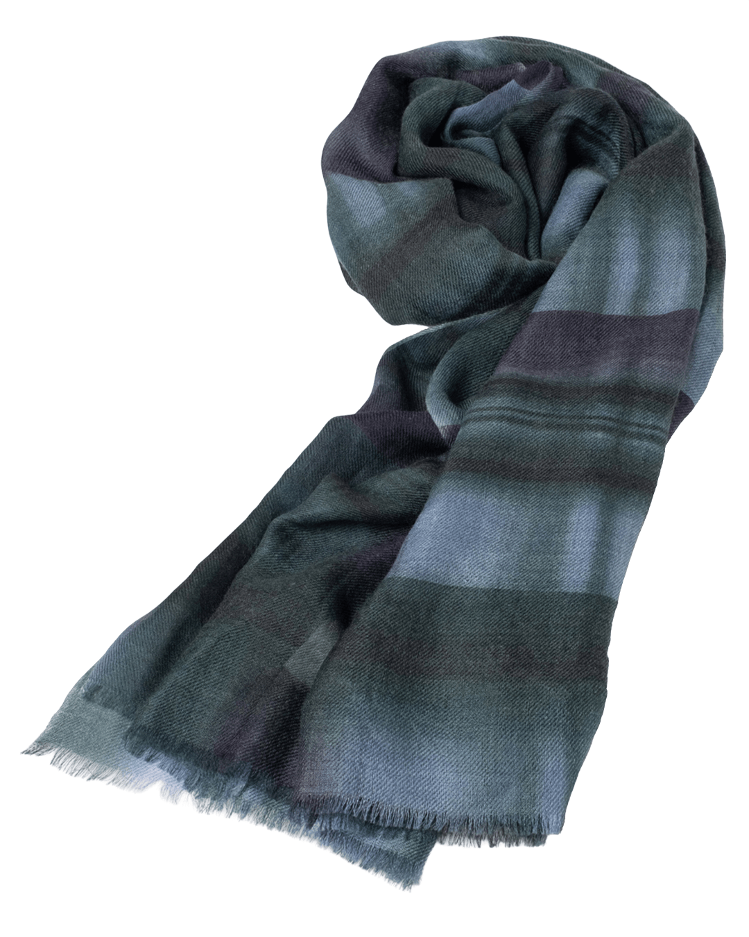 Fynch-Hatton Scarves ONE Fynch-Hatton Emerald Green Check Scarf