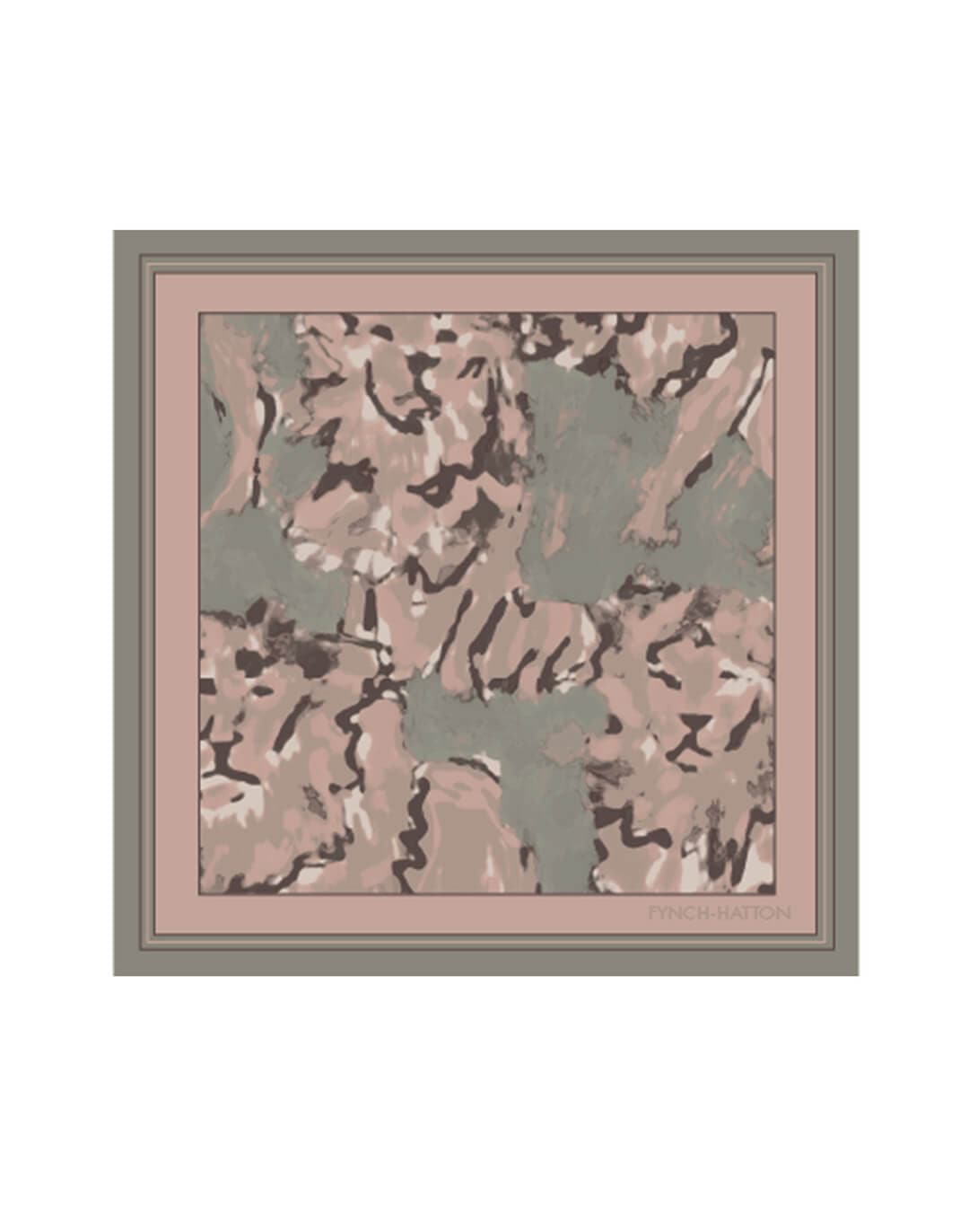 Fynch-Hatton Scarves ONE Fynch-Hatton Green Fynch-Hatton Scarf Lion Dusty Green F732